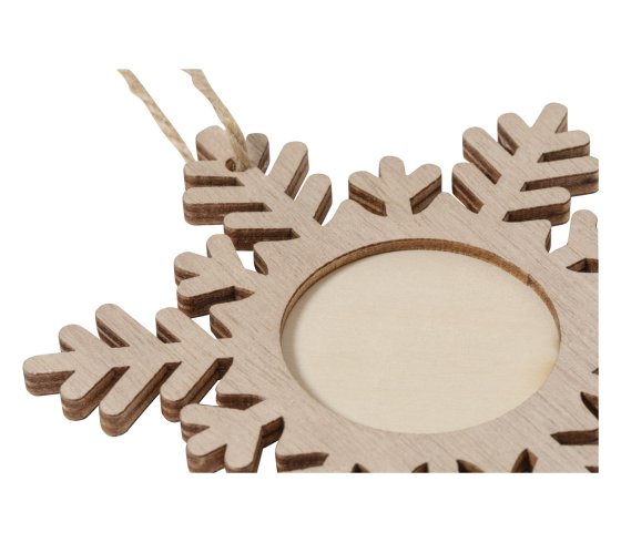 Jorik karácsonyfadísz képkerettel, csillag