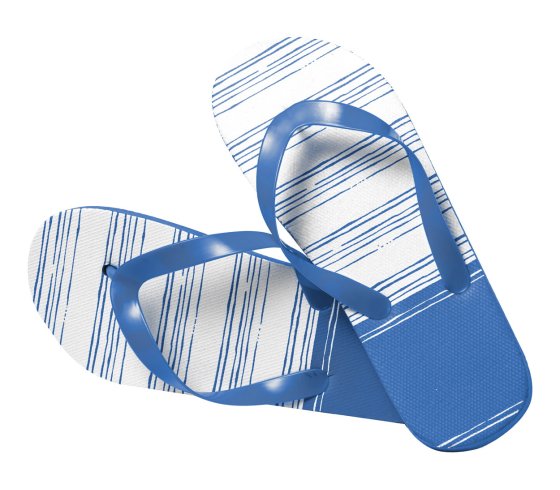 Manisok strandpapucs, kék szín