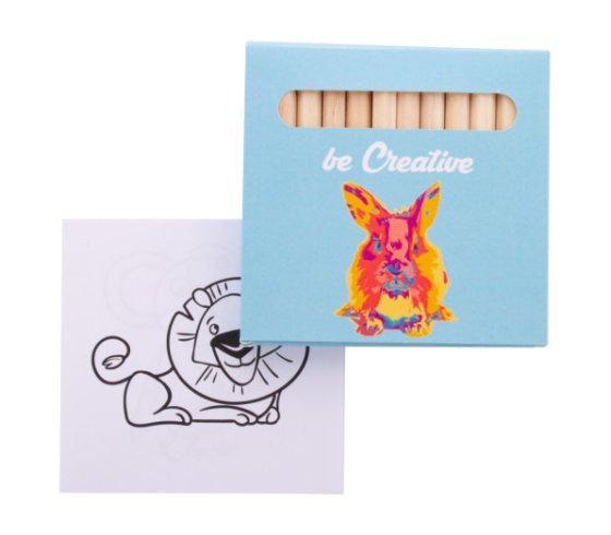 Coloxil 12 egyediesíthető színező szett, állatok