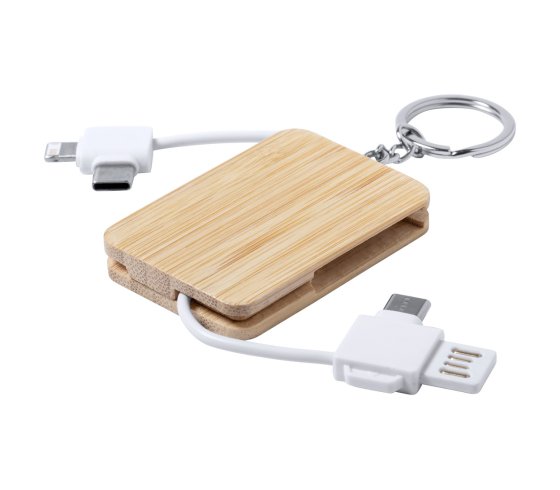 Rusell kulcstartó USB töltőkábellel