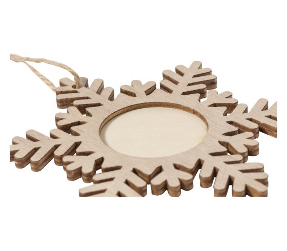 Jorik karácsonyfadísz képkerettel, csillag