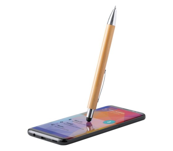 Zharu bambusz érintőképernyős golyóstoll