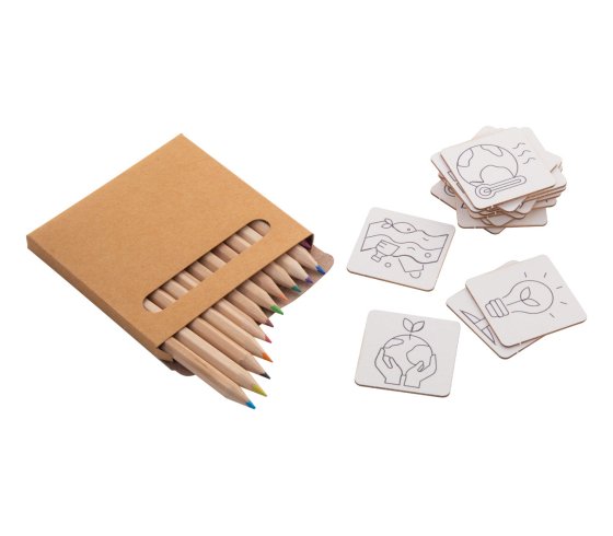 Colormor színezős memóriajáték, állatok