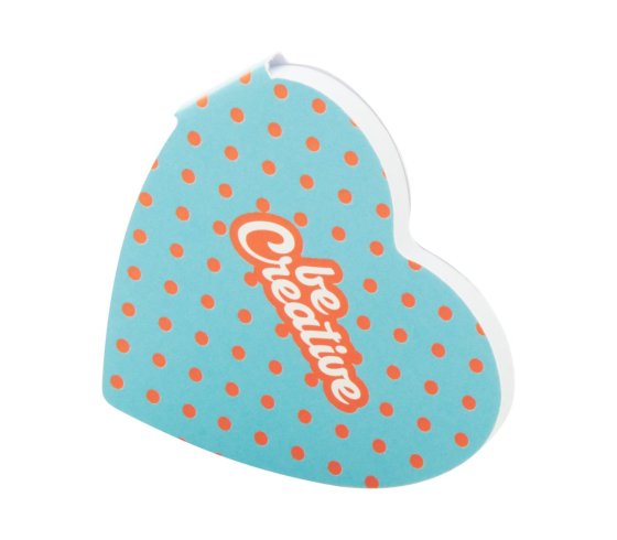 CreaStick Heart egyediesíthető öntapadós jegyzettömb