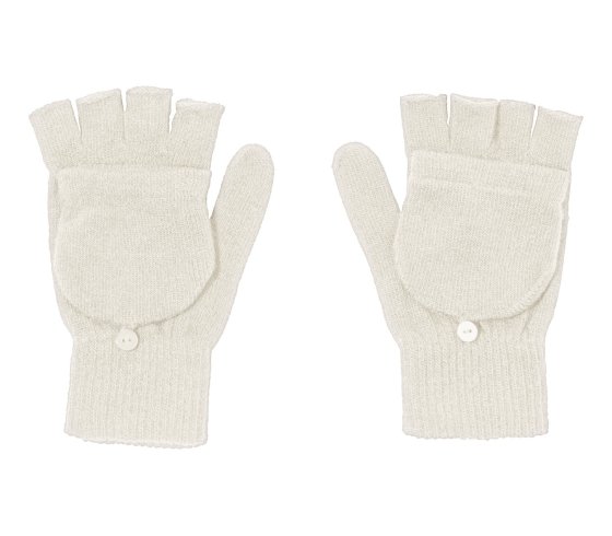 Fruwel téli kesztyű, natúr szín