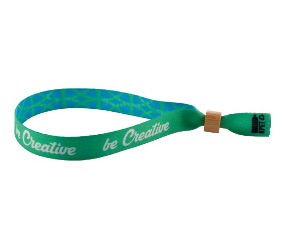 SuboWrist Eco egyediesíthető RPET fesztivál karszalag
