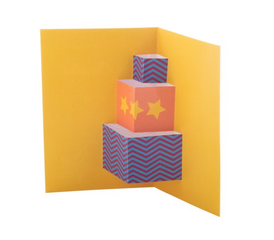 Dimensions 3D karácsonyi képeslap, karácsonyfa