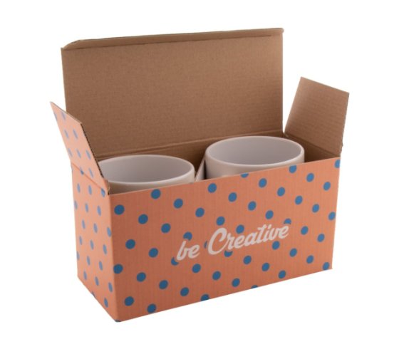 CreaBox Mug Double egyediesíthető dupla bögredoboz