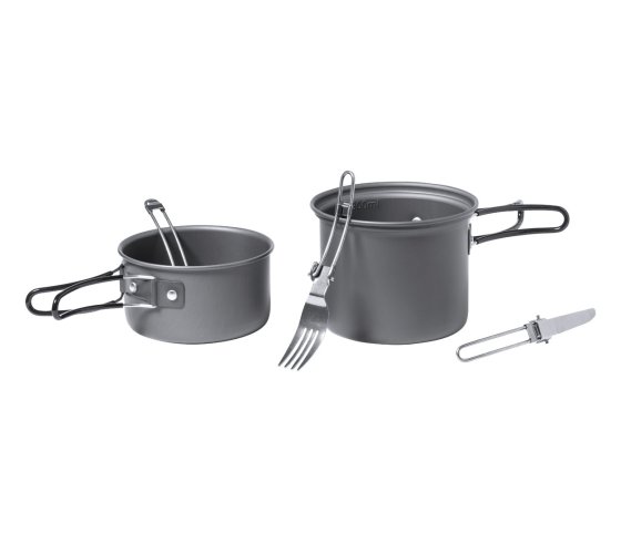 Sondic kemping evőeszköz- és edénykészlet