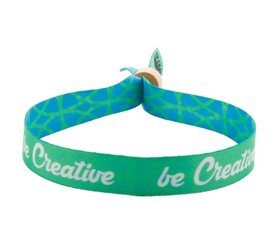 SuboWrist Eco egyediesíthető RPET fesztivál karszalag