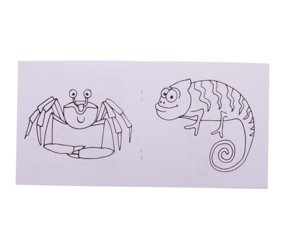 ColoBook egyediesíthető kifestő füzet, állatok
