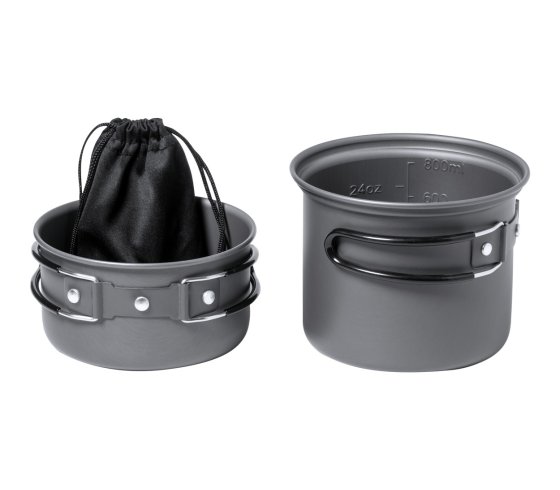 Sondic kemping evőeszköz- és edénykészlet