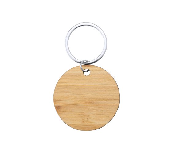 Sonek bambusz kulcstartó, kör