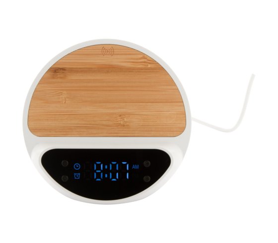 Rabolarm ébresztőóra vezeték nélküli töltővel