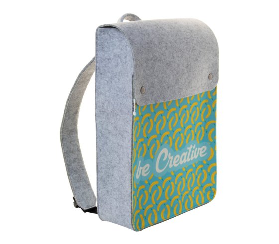 CreaFelt Back II egyediesíthető RPET hátizsák