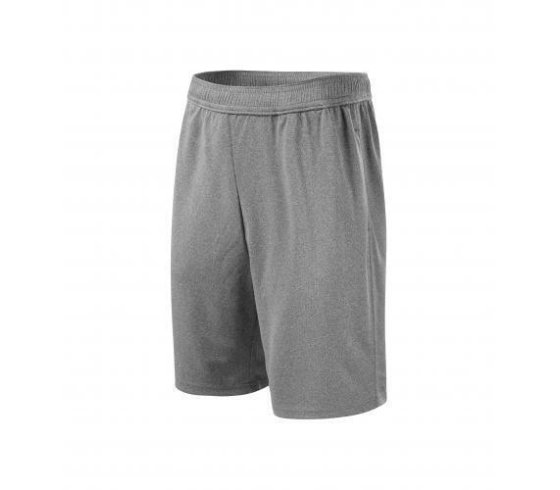 Miles Rövidnadrág férfi, sötétszürke melírozott szín, 2XL méret