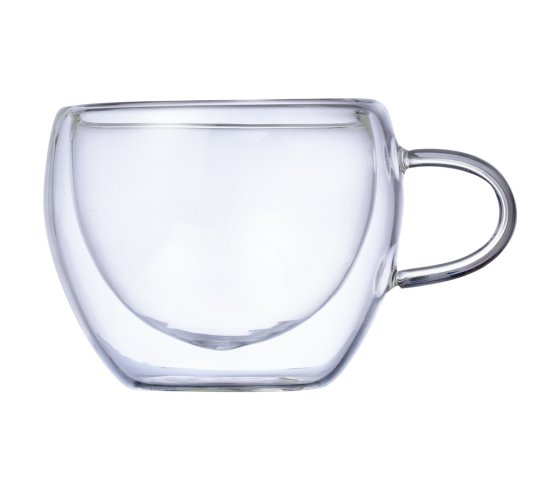 Gladen üveg espresso csésze szett