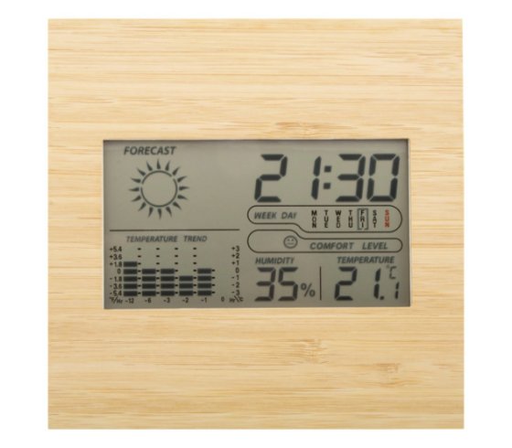 Boocast bambusz időjárás állomás