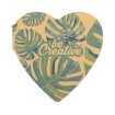 CreaStick Heart Eco egyediesíthető öntapadós jegyzettömb