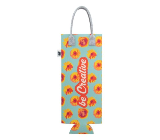 CreaFelt Vino egyediesíthető RPET boros ajándéktáska